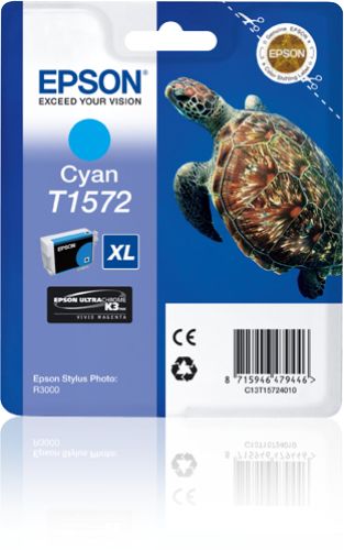 Epson Stylus Photo R3000 Cartucho Cian , Epson , EPSC13T15724010 , 8715946479446